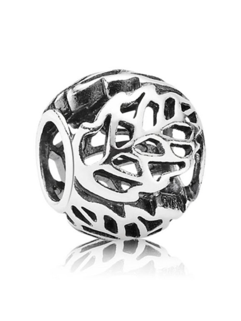 Pandora Retired Sterling Silver Autumn Bliss Openworks Bead - 791190